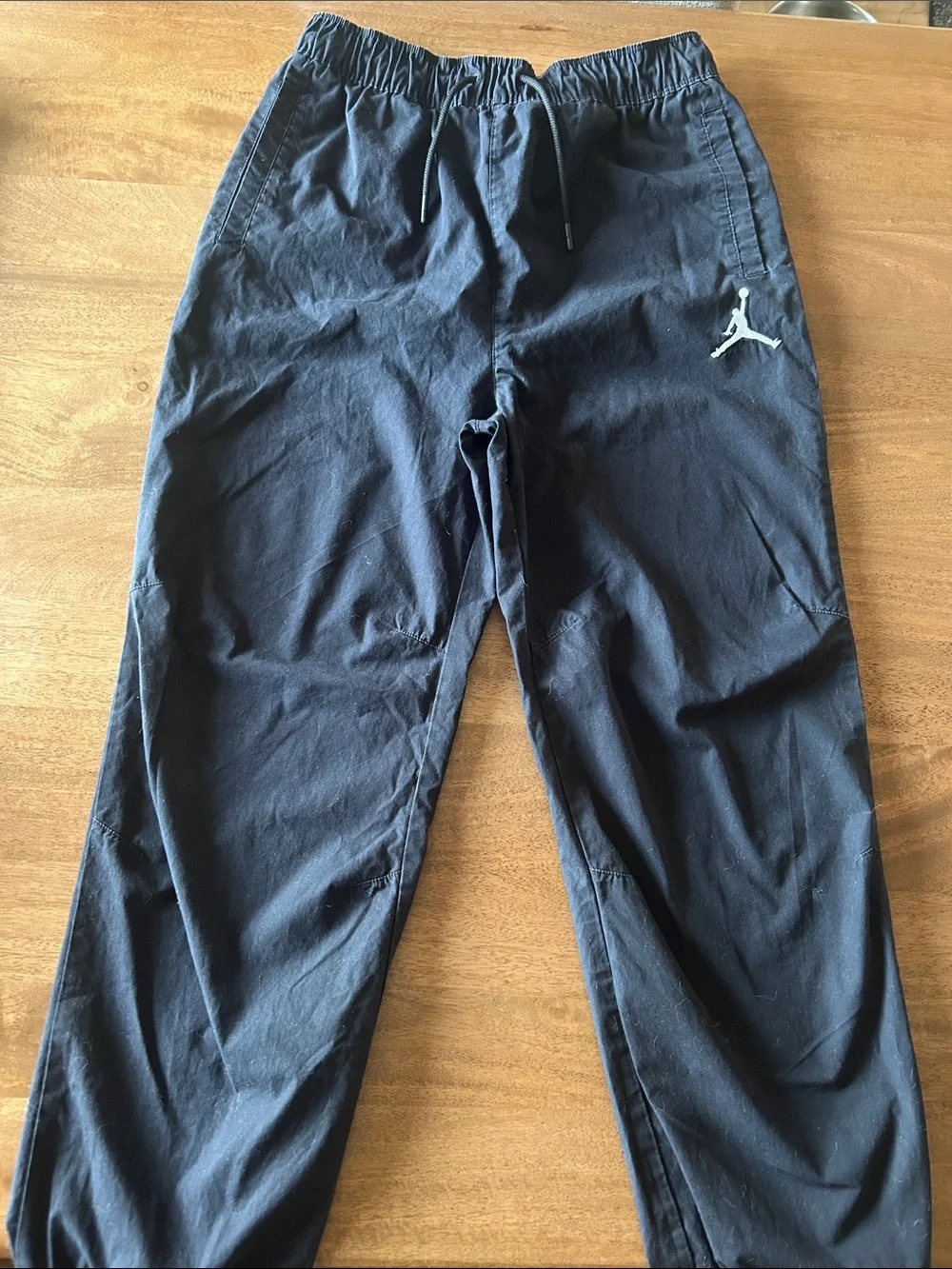 Jordan Black Kids' Athletic Shorts with White Jumpman